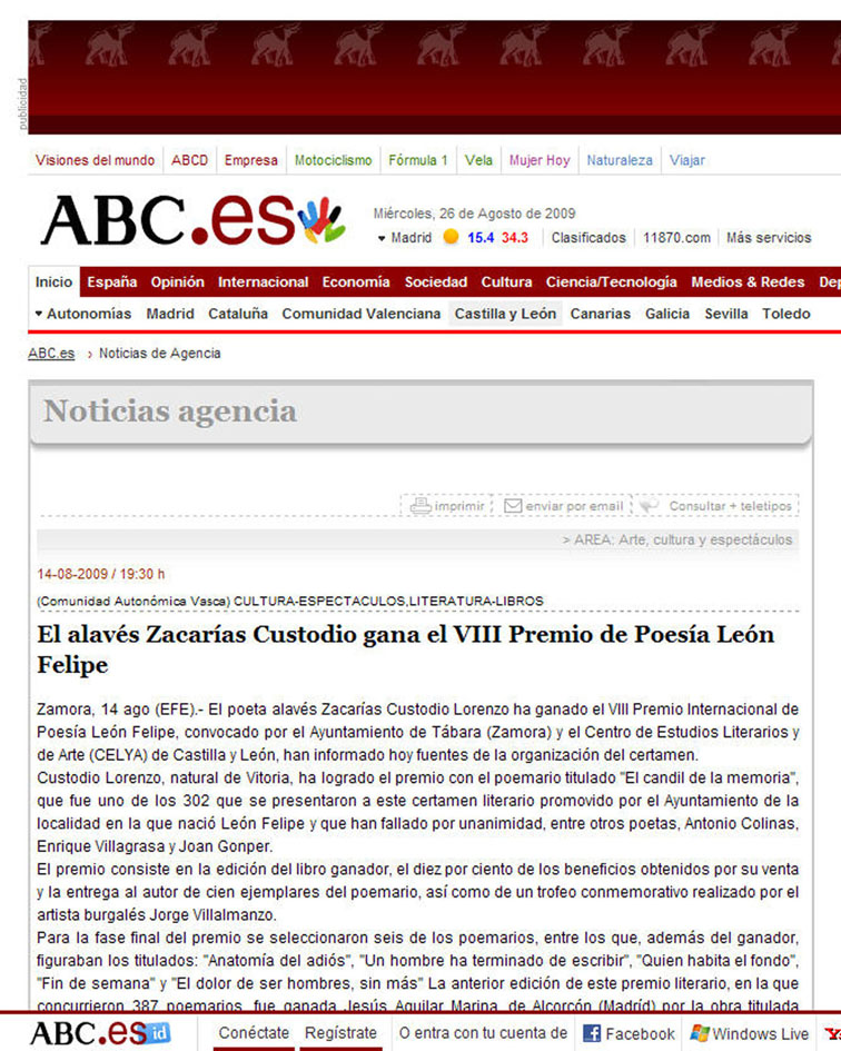 ABC: VIII Premio 