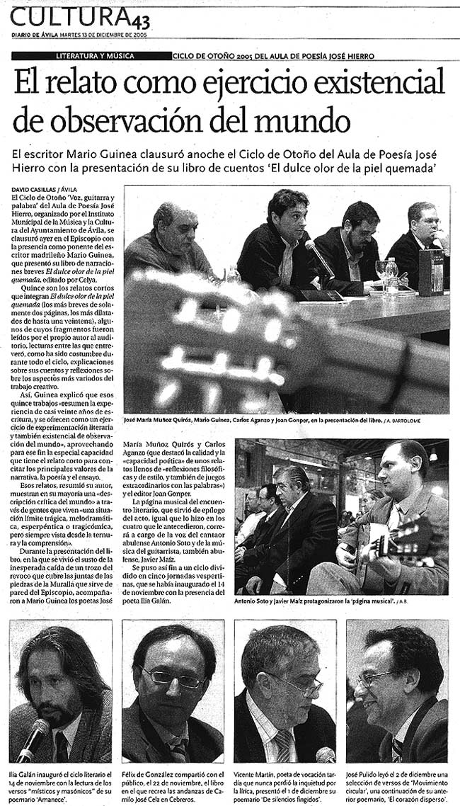 EL DIARIO DE ÁVILA: Presentación de 