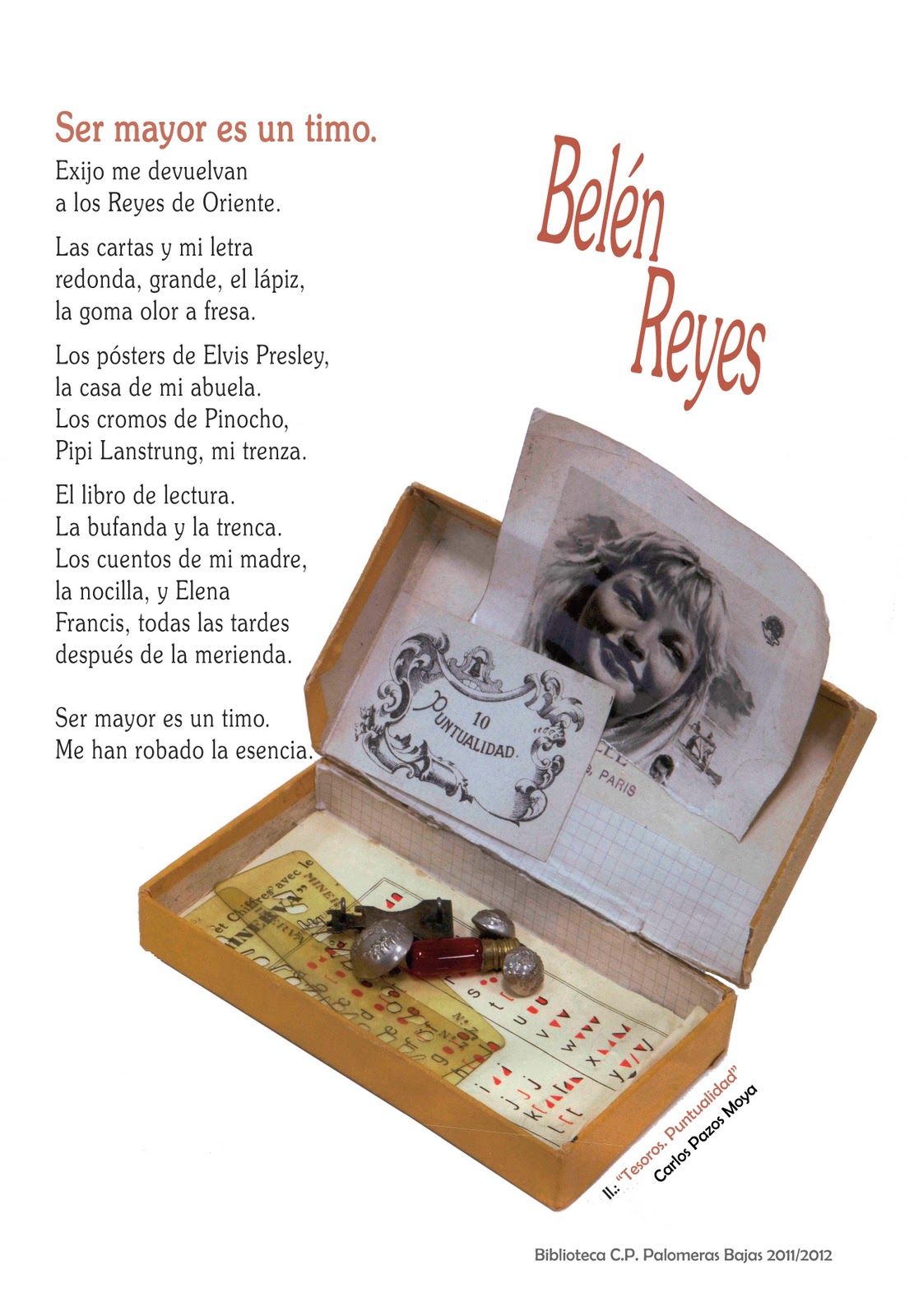 LA BIBLIOTECA DE PALOMERAS
: Belén Reyes y la poesía.
