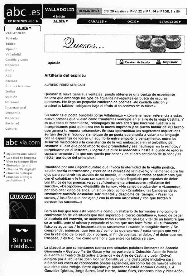 ABC: La [Colección Aedo], por Alfredo P. Alencart.