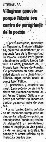 Diario de Tarragona: Enrique Villagrasa III Premio 